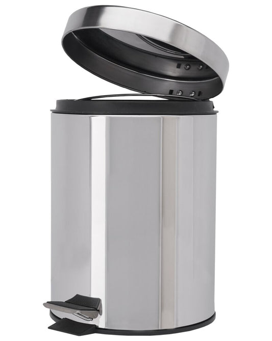 Elegant 5-Liters Pedalspand i Rustfrit Stål