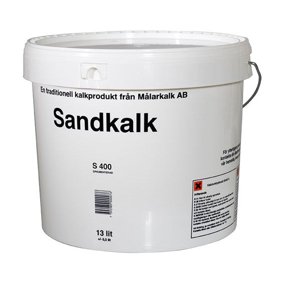 NORDISK NHL Målarkalk Sandkalk S400: Naturlig og åndbar overfladebehandling - Størrelse: 13 kg