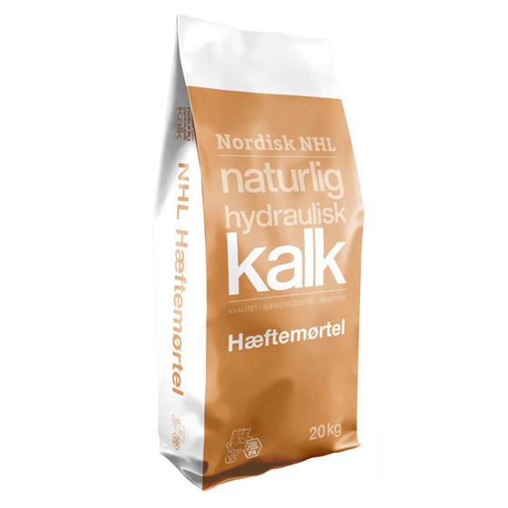 NORDISK NHL Hæfte- og Klæbemørtel - Alsidig Reparationsmørtel til Faste Underlag - Størrelse: 20 kg