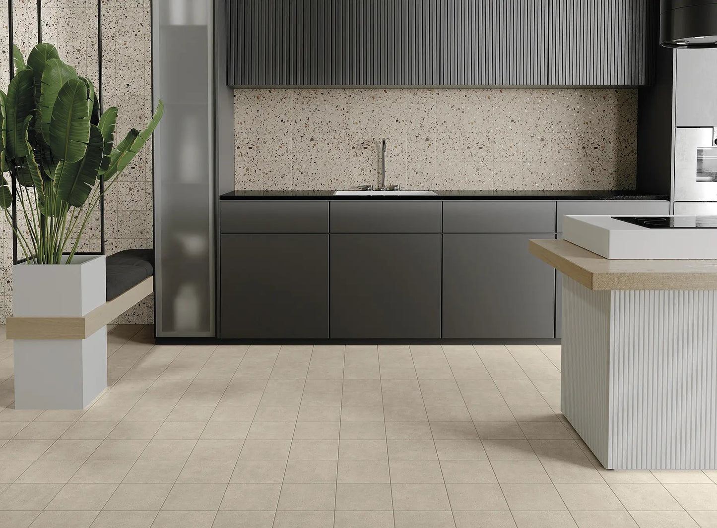 Terrazzo fliser 20x20 Beige – Perfekt til moderne og klassiske indretninger