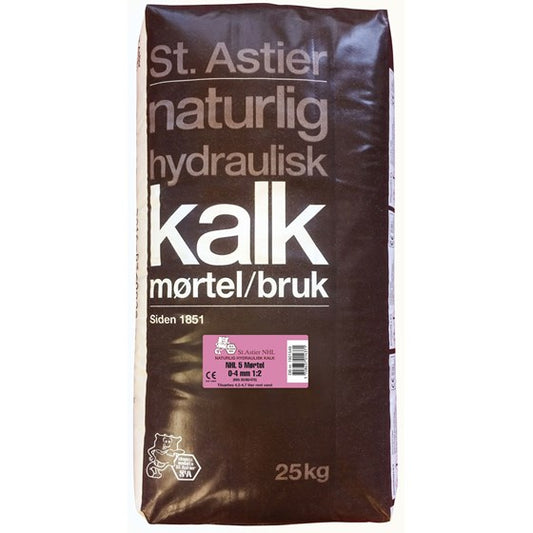 NORDISK NHL5 Mørtel 0-4 mm 1:2 (KKh 20/80/475) - Størrelse: 25 kg