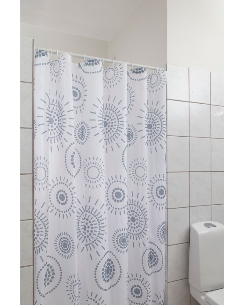 Elegant Bruseforhæng fra CARLSBAD - 180 x 200 cm, Cirkler