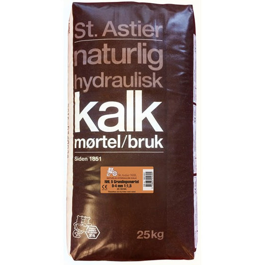NORDISK NHL5 Grundingsmørtel 0-4 mm 1:1,5 (KKh 100/400) - Størrelse: 25 kg
