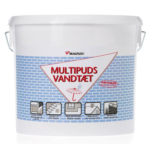 SKALFLEX Multipuds Vandtæt 0,3-0,8 mm: Vandafvisende Pudse- og Filtsemørtel - Størrelse: 15 kg