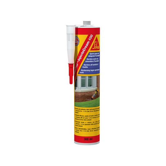 SIKA SikaMur® InjectoCream-100 - Effektiv Vandafvisende Creme - Størrelse: 300 ml Farve: Hvid