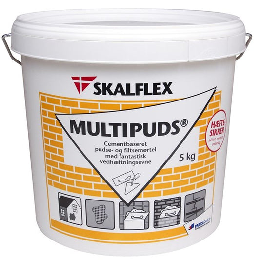 SKALCEM Multipuds: Cementbaseret Pudse- og Filtsemørtel - Størrelse: 5 kg