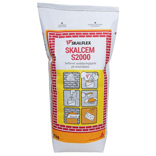 SKALFLEX Skalcem CF2000 Farvepigment til Vandskuringspuds - Ren Mineralfarve i Pulverform - Farve: 14