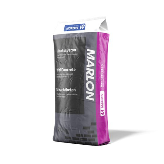 MARLON BanketBeton: Hurtighærdende Cement- og Fiberbaseret Reparationsbeton - Størrelse: 20 kg