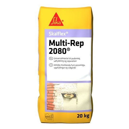 SKALFLEX Multi-Rep 2080 - Alsidig Reparationsmørtel til Alle Lagtykkelser - Størrelse: 20 kg