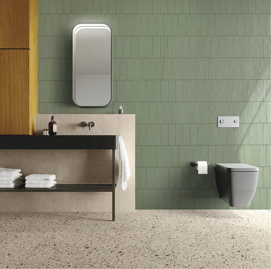 Beige terrazzo flise 20x20 – Stilfuldt design & holdbar kvalitet til gulv & væg